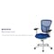 Flash Furniture Office Chair, Mesh, Blue Mesh/White Frame HL-0001-WH-BLUE-GG - alternate 2